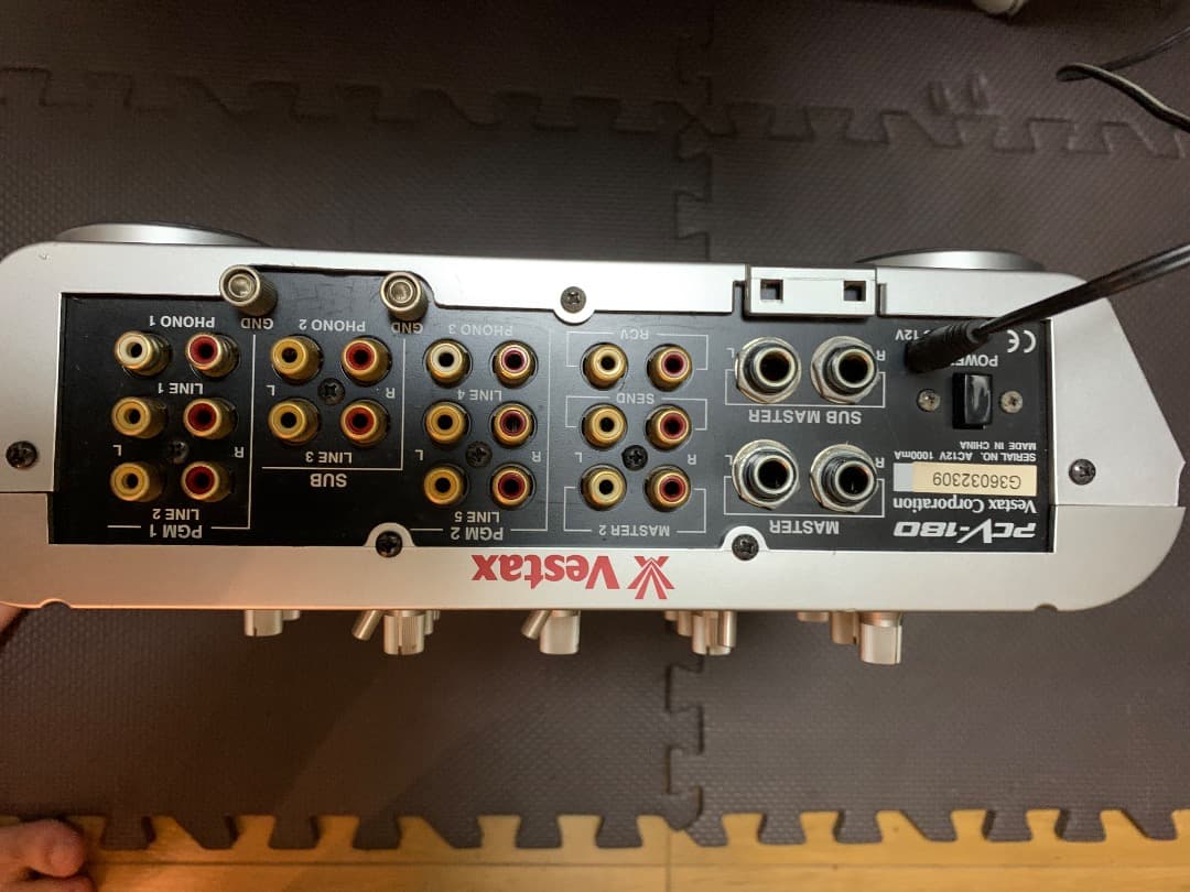 VESTAX DJミキサー　pcv-180 動作確認済
