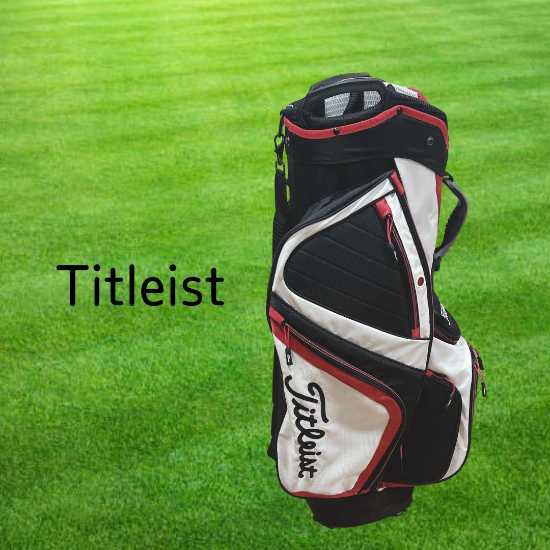 K257 美品！Titleist タイトリスト キャディバッグ フード無し
