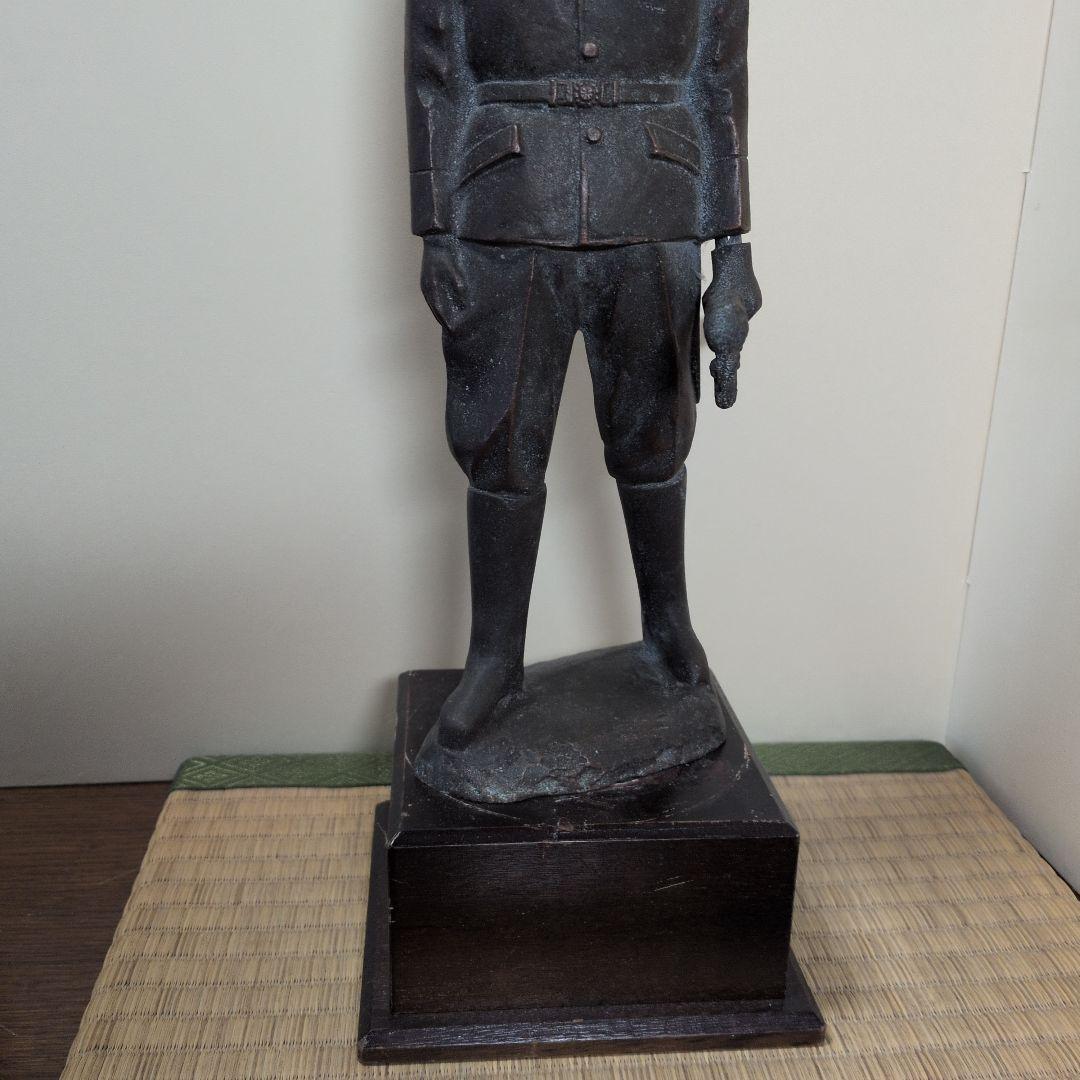 軍人像　人物不明　４０センチ