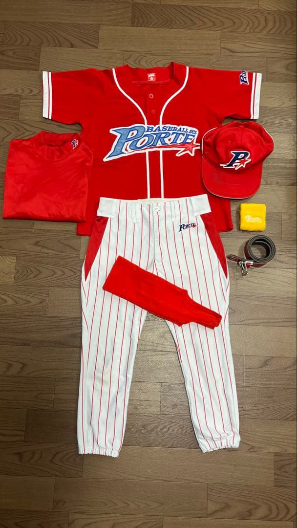 ポルテ　ユニフォーム　145 7点セット　野球