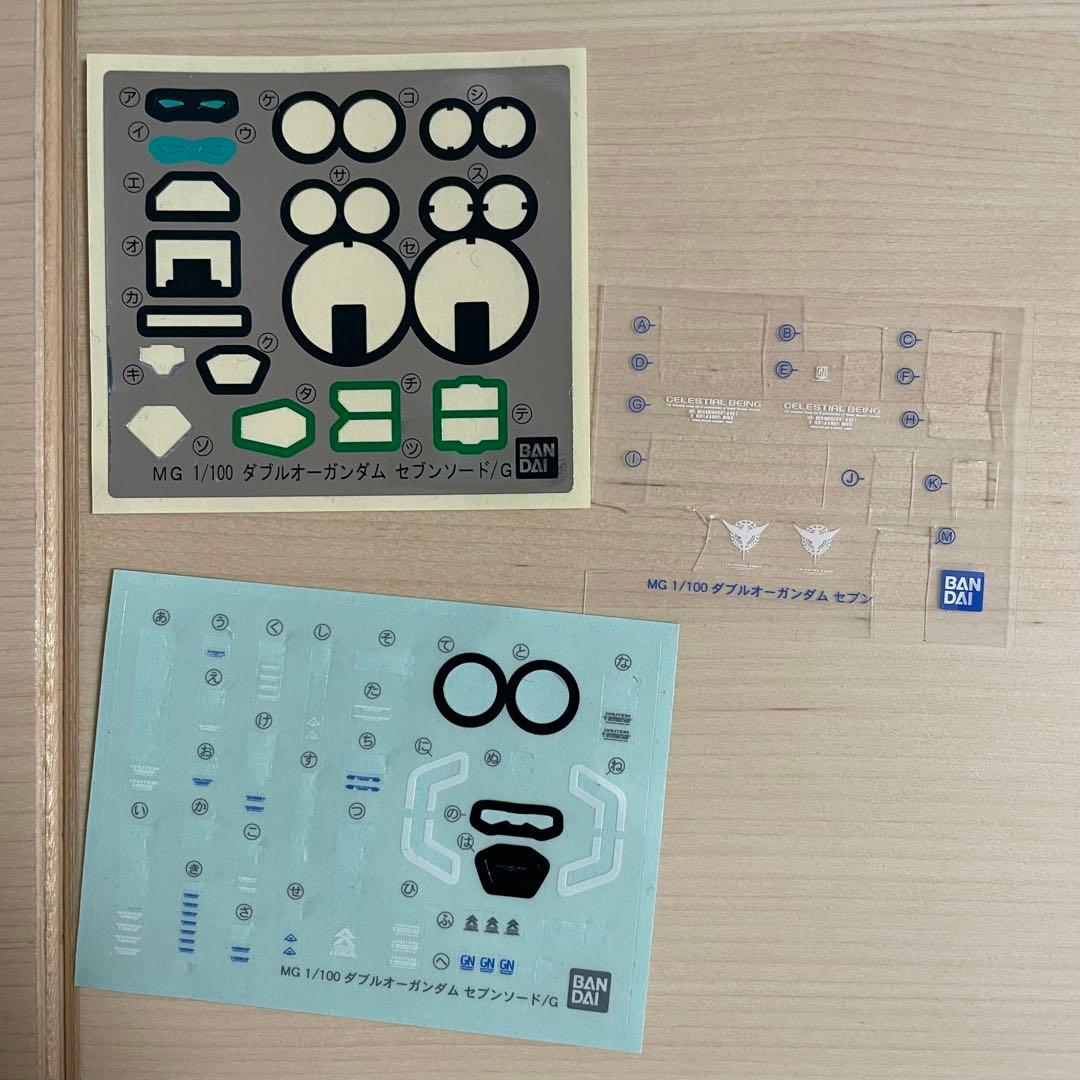1/100 MGダブルオーガンダム セブンソード /Gクリアカラー　イベント限定