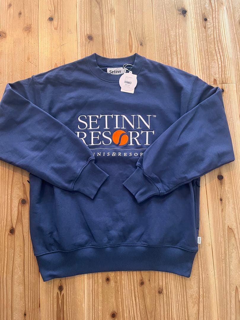 Setinn R.Crew Sweat L ネイビー