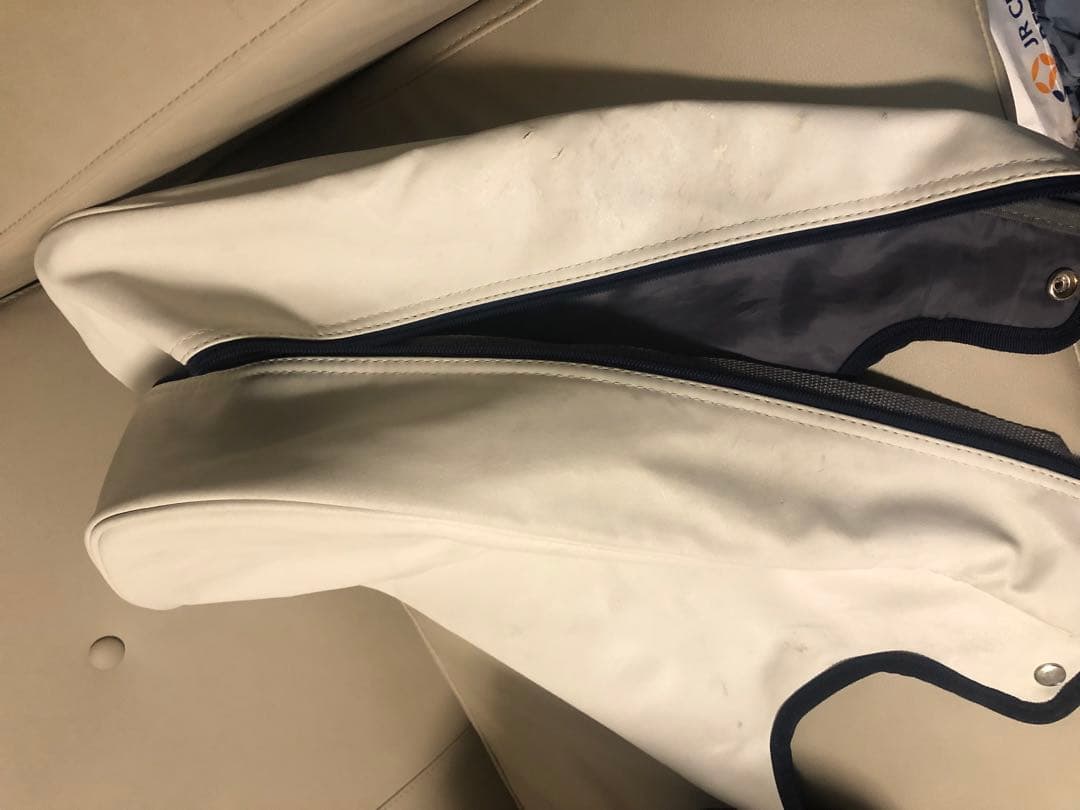 【送料込み】廃盤希少品　ecco キャディバッグ ホワイト/ネイビー/レッド