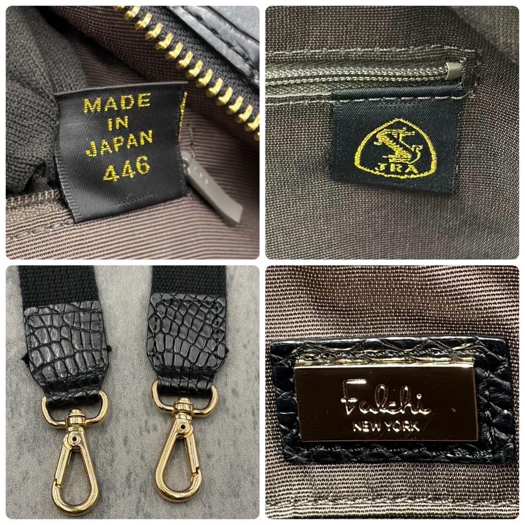 JRA 2way ファルチ クロコダイル ビジネスバッグ 斜め掛け A4 メンズ