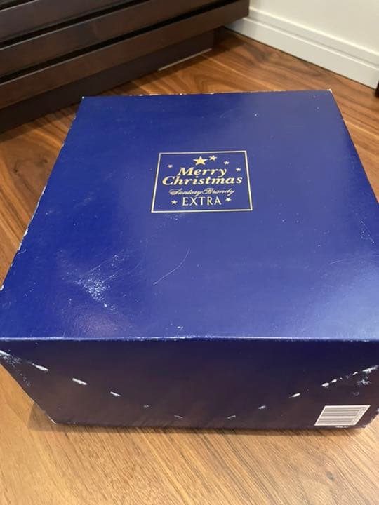 サントリー　ブランデーエクストラ　クリスマス陶器ボトル　古酒未開封