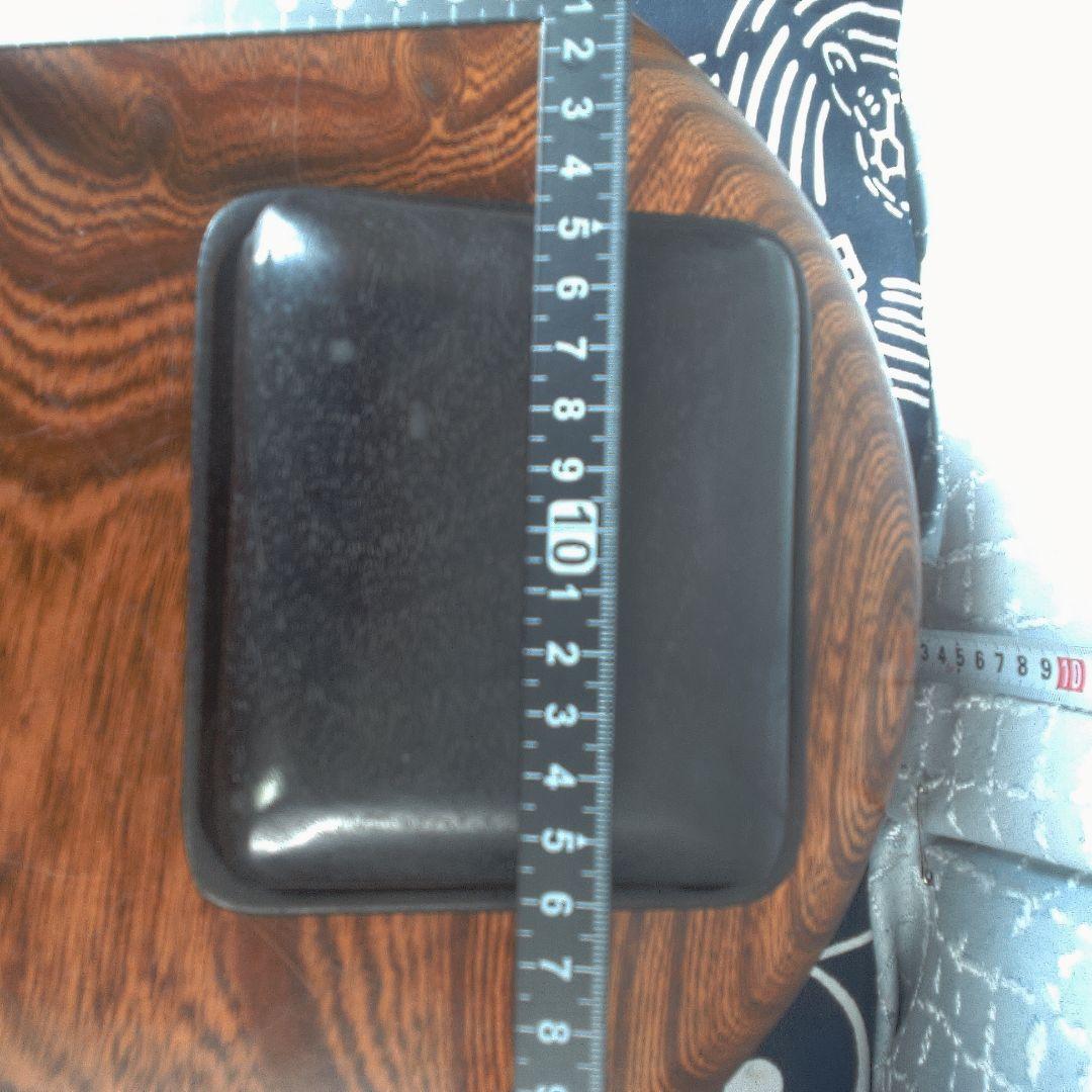 骨董６ 中国？木製円形茶道具 蓋付き 約10cm