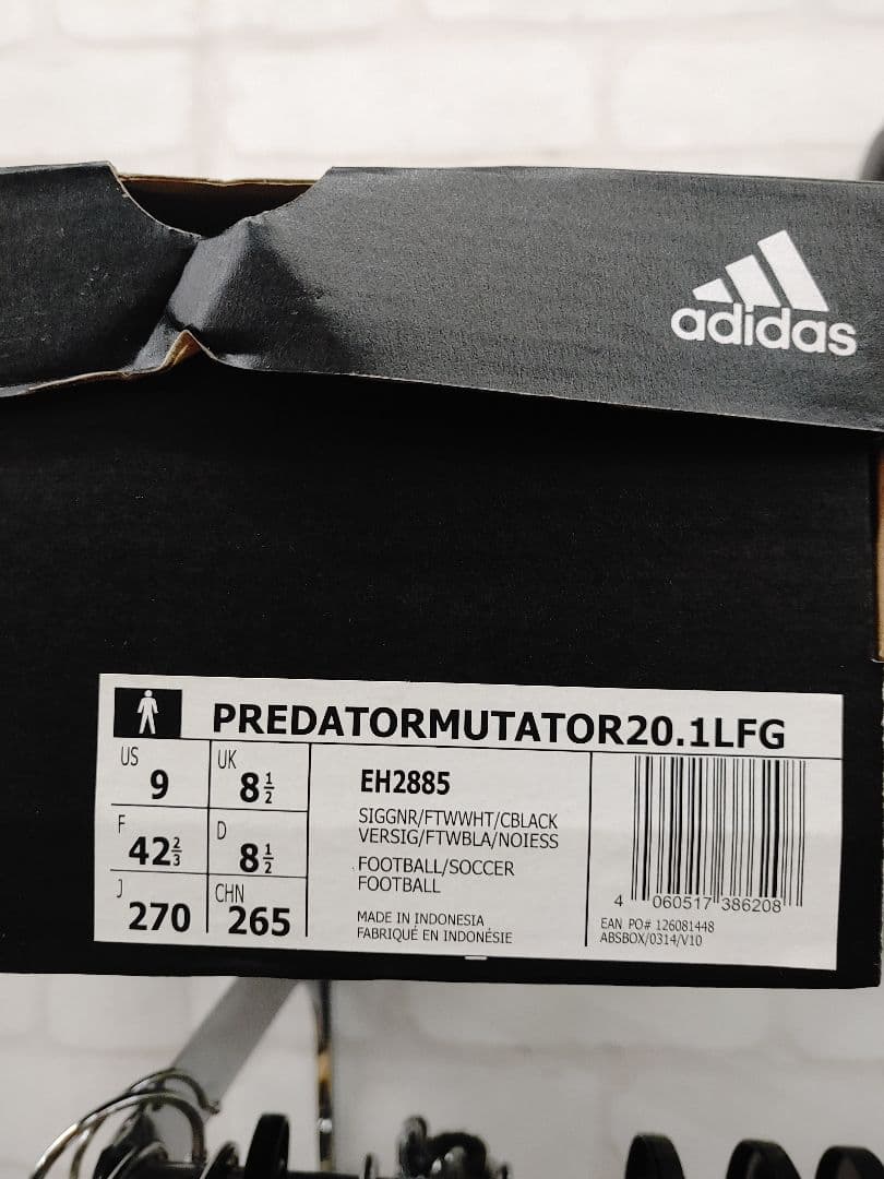 adidas プレデター　ミューテーター20.1　L　FG　27.0㎝　グリーン