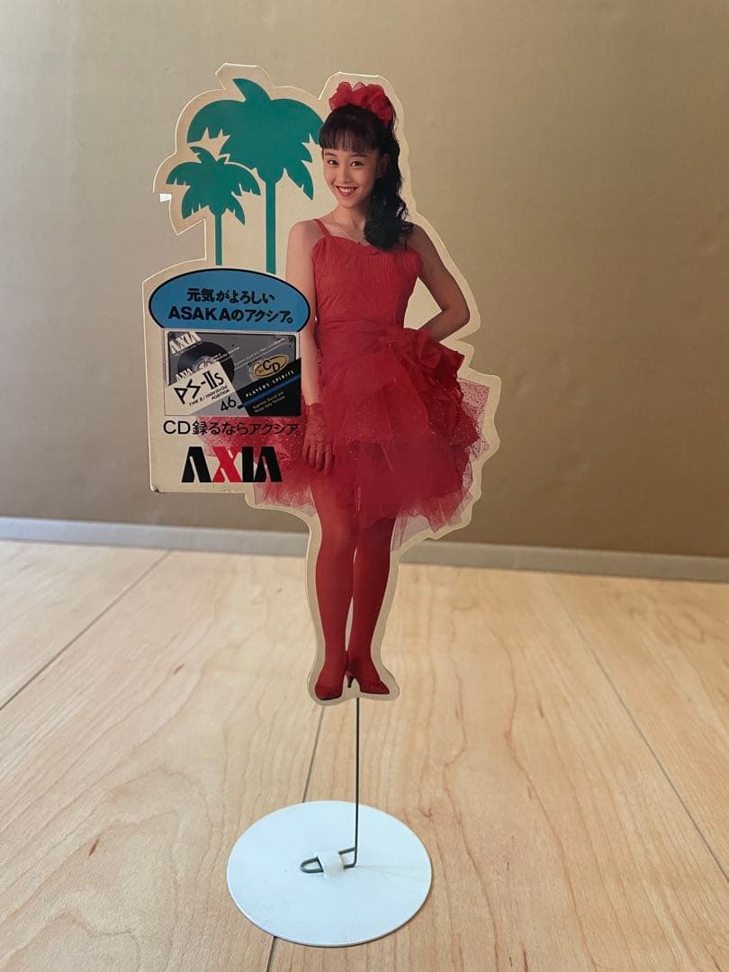希少　浅香唯　AXIA 販促物　ポップ　アクシア