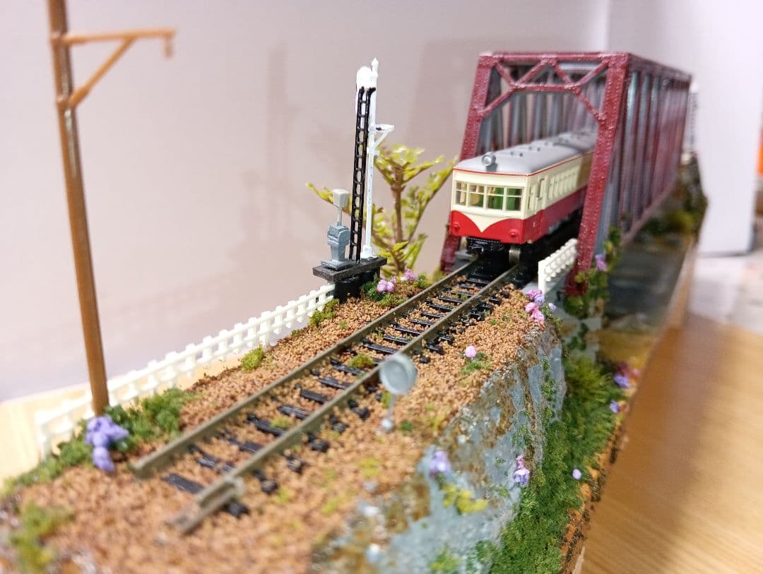 Nゲージ 鉄道模型ジオラマ（車両付き）その3
