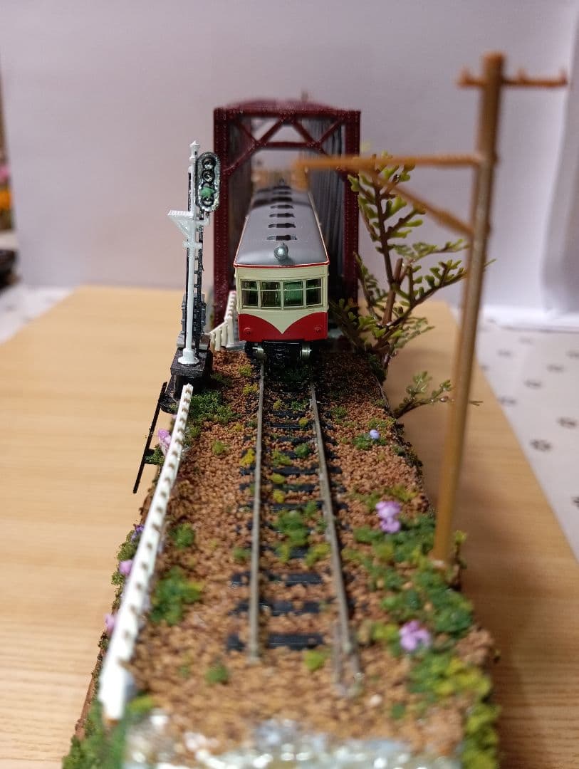 Nゲージ 鉄道模型ジオラマ（車両付き）その3