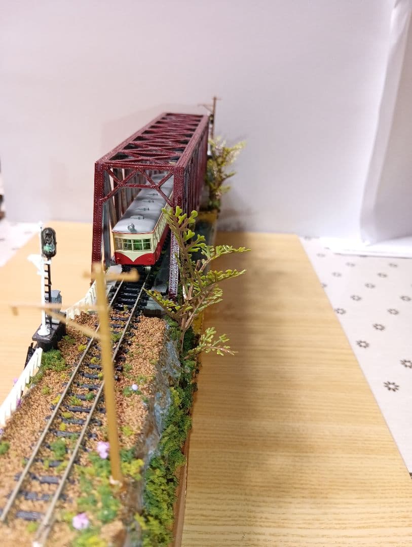 Nゲージ 鉄道模型ジオラマ（車両付き）その3