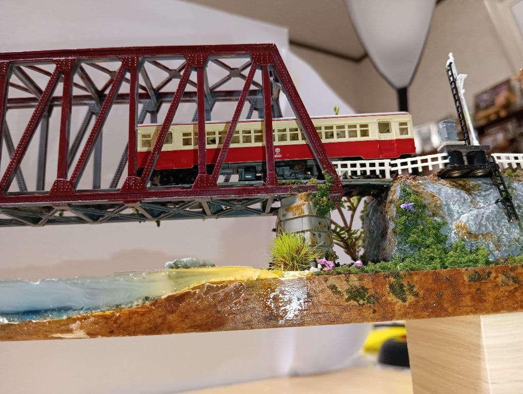 Nゲージ 鉄道模型ジオラマ（車両付き）その3