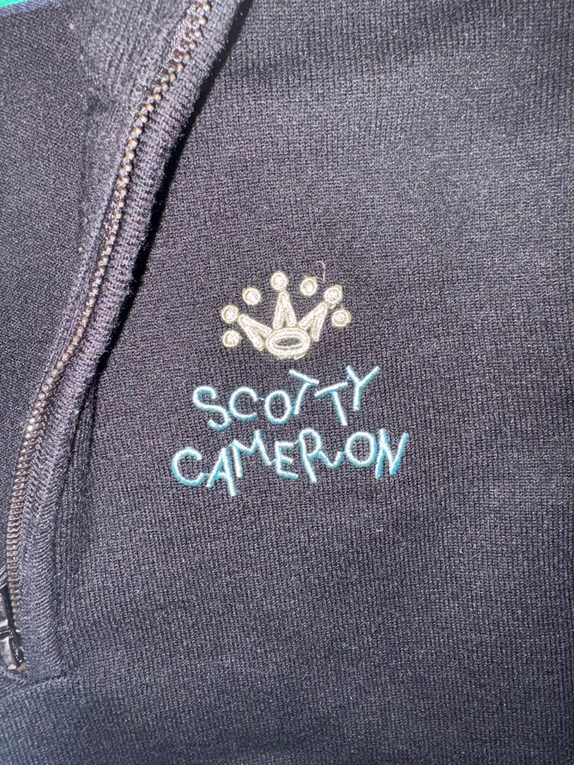 スコッティキャメロン　ジップアップセーター ブラック　アドミラル　M