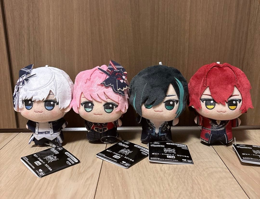 騎士X Knight X ちびぐるみ ぬいぐるみ 全4種セット