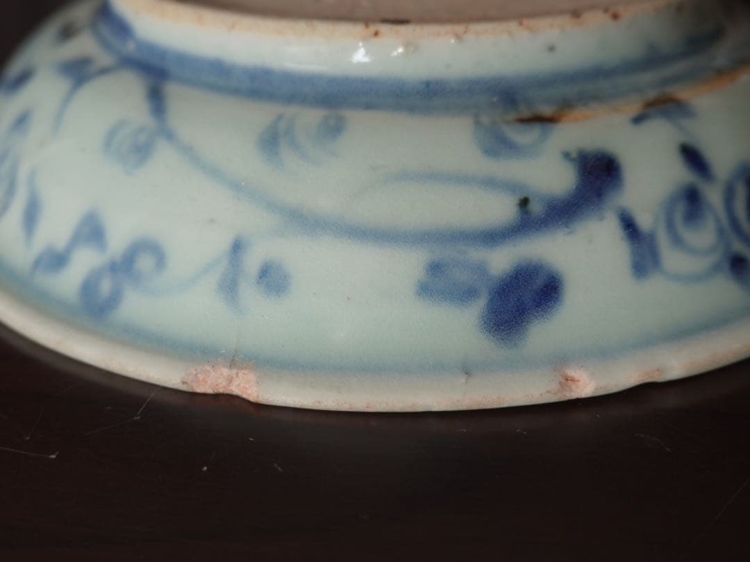 唐物　元時代　染付　神獣文　皿　筆洗　元染付　中国　古玩　鑑賞　景徳鎮窯　古美術