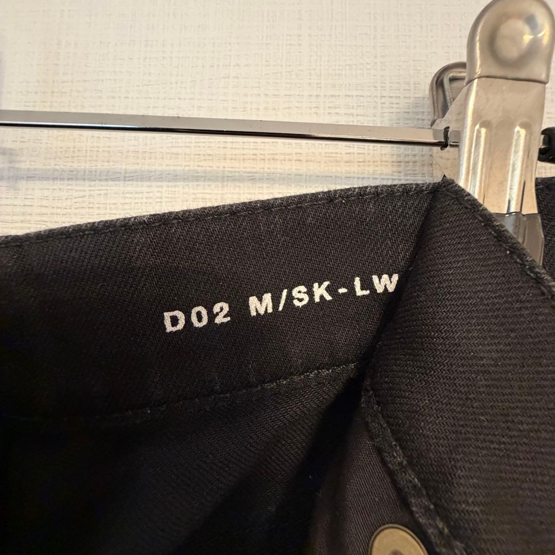 サンローラン ブラックデニムパンツ スリムフィット w33