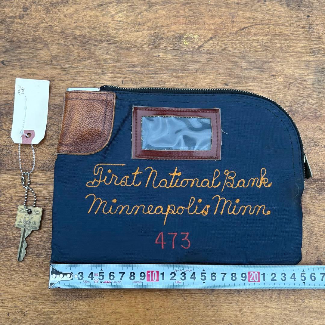 アンティーク雑貨 U.S.A. VINTAGE Bank Deposit Bag