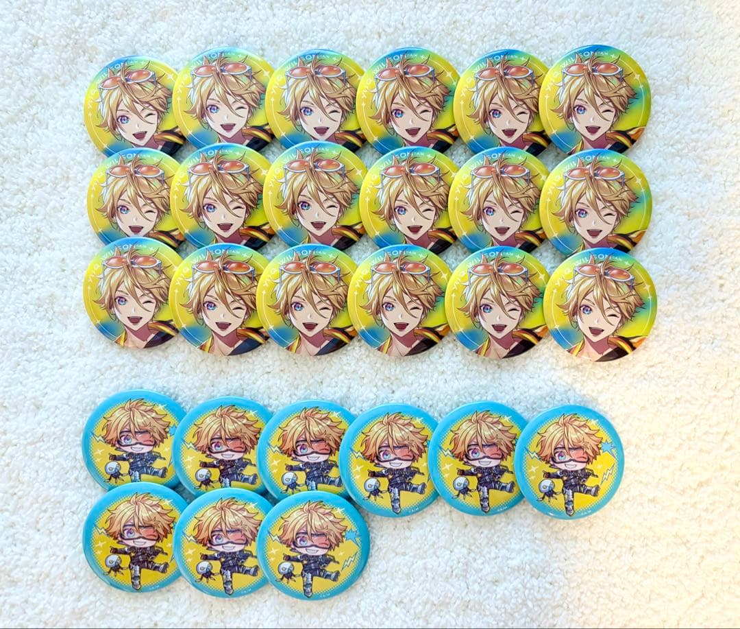 にじさんじ ユウQウィルソン ハーフアニバーサリー 缶バッジ