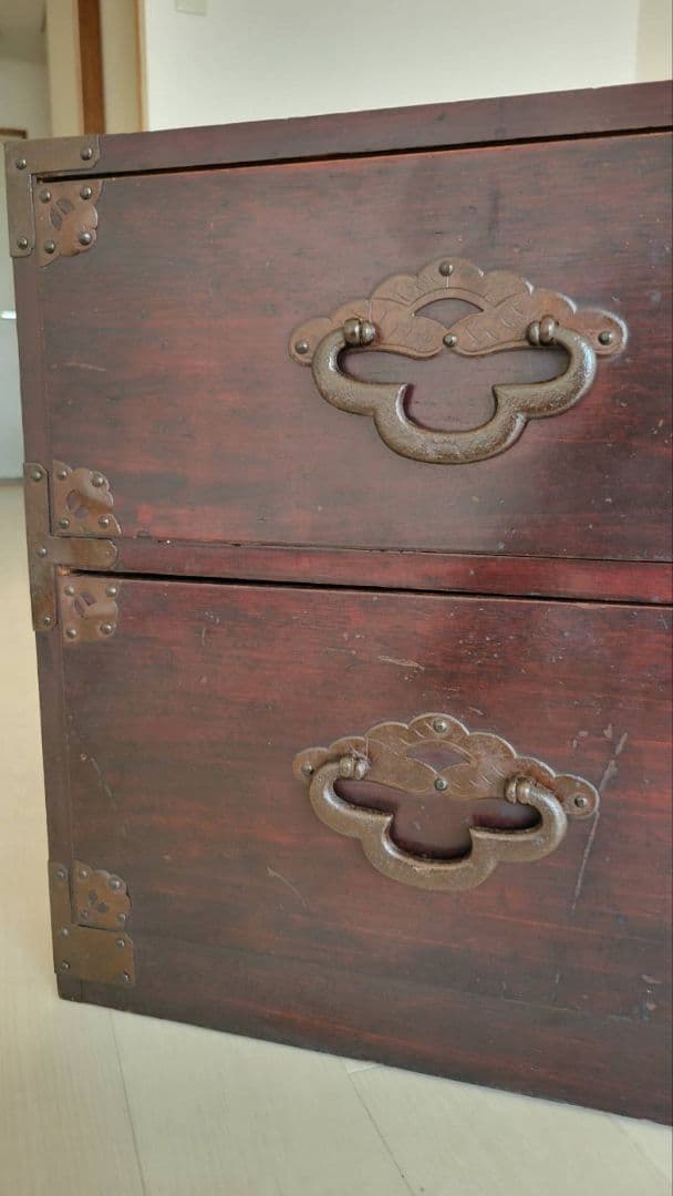 東北地方の時代箪笥　 米沢箪笥　時代箪笥 和インテリア　TVボード