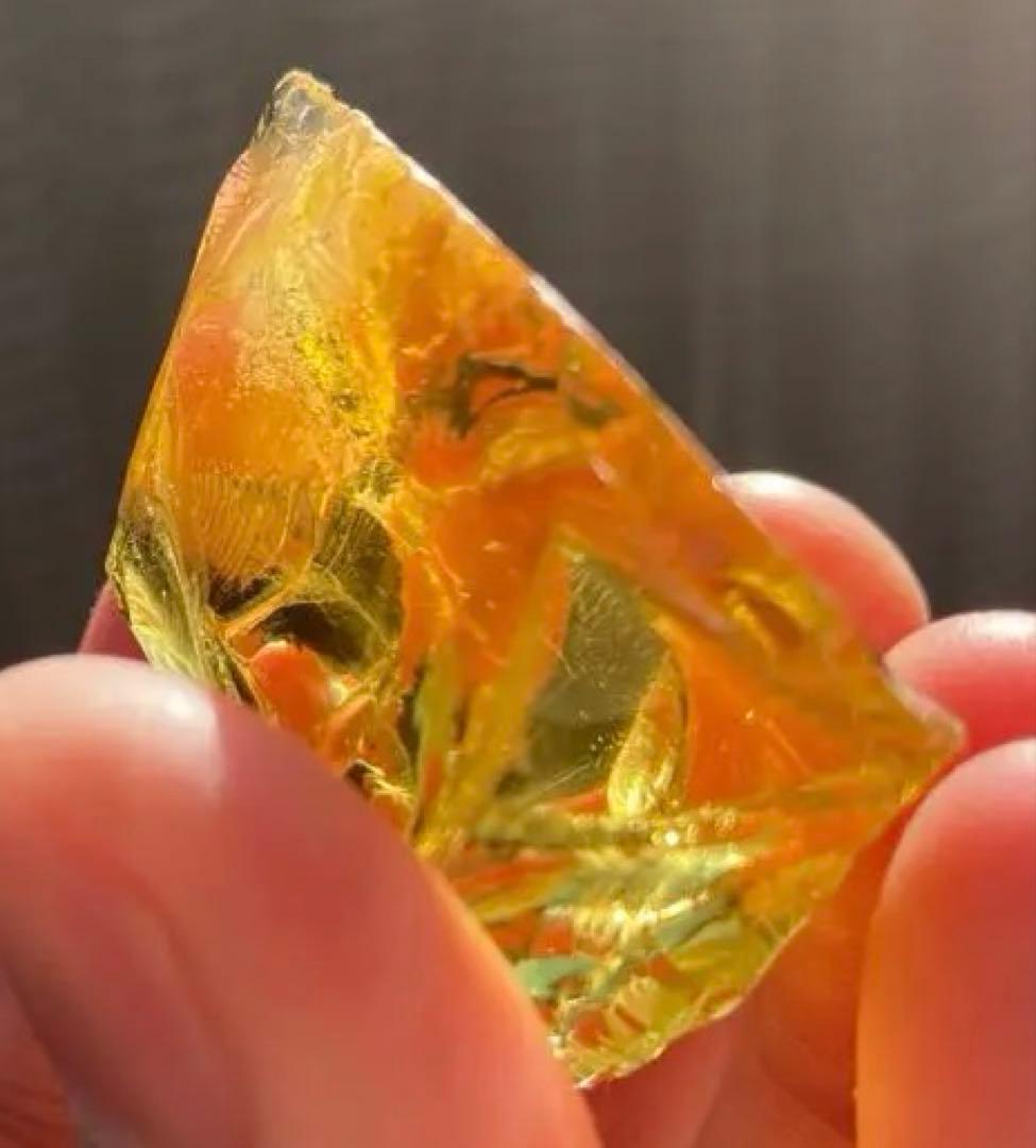 アンダラクリスタル シエラネバダ産 イエロー 36g 原石