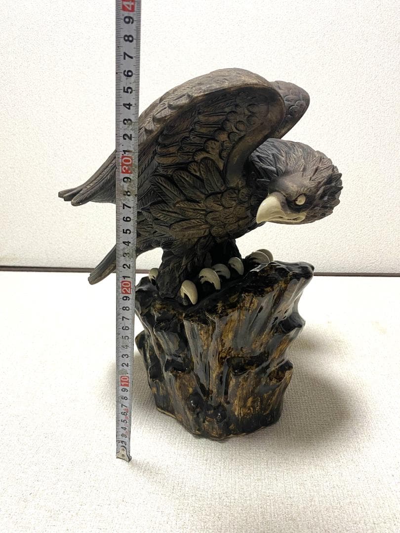 鷲の置物 インテリア 彫刻風 オブジェ