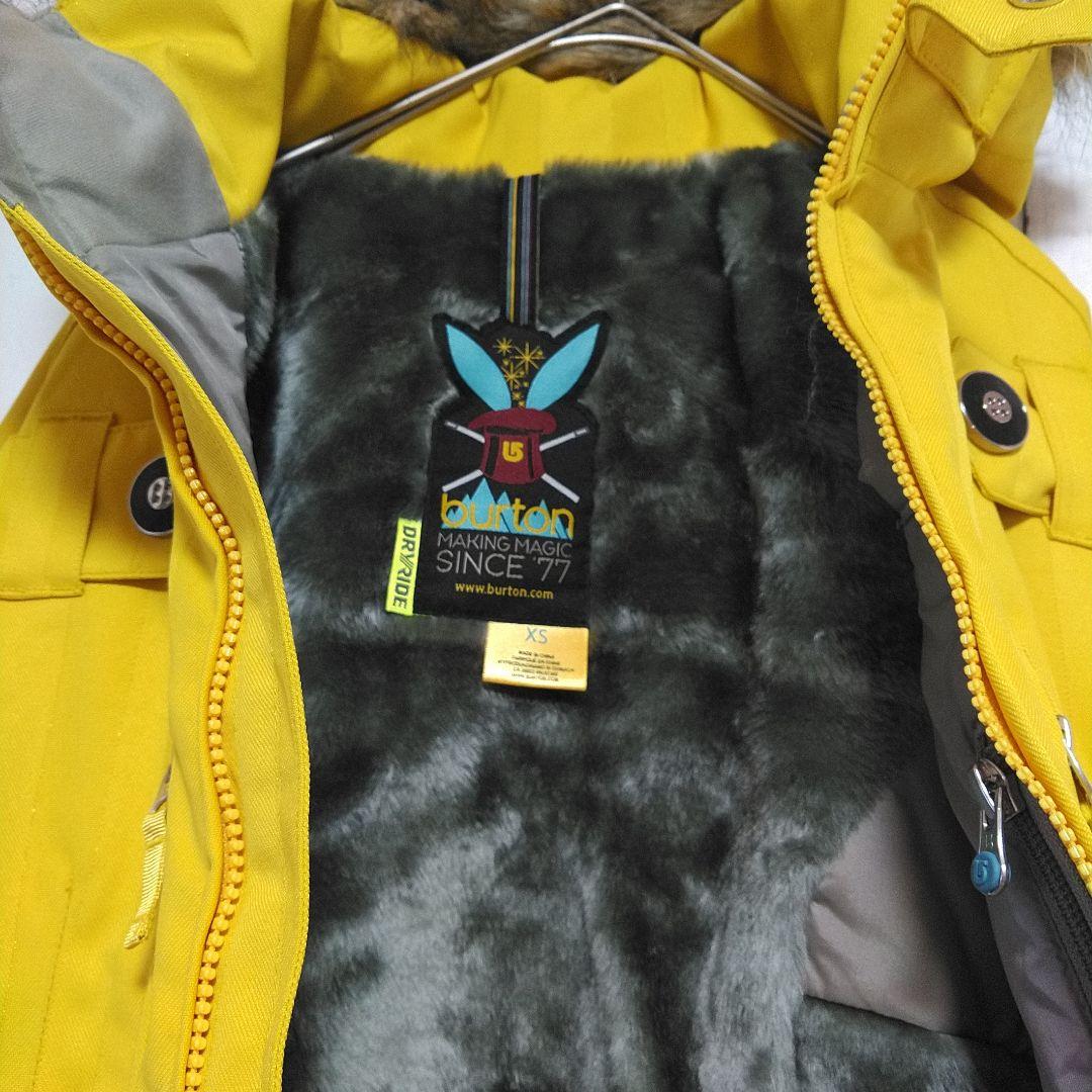 新品タグ付　バートン　TANGO JACKET　スノボ　ウェア　スキー　黄　ＸＳ