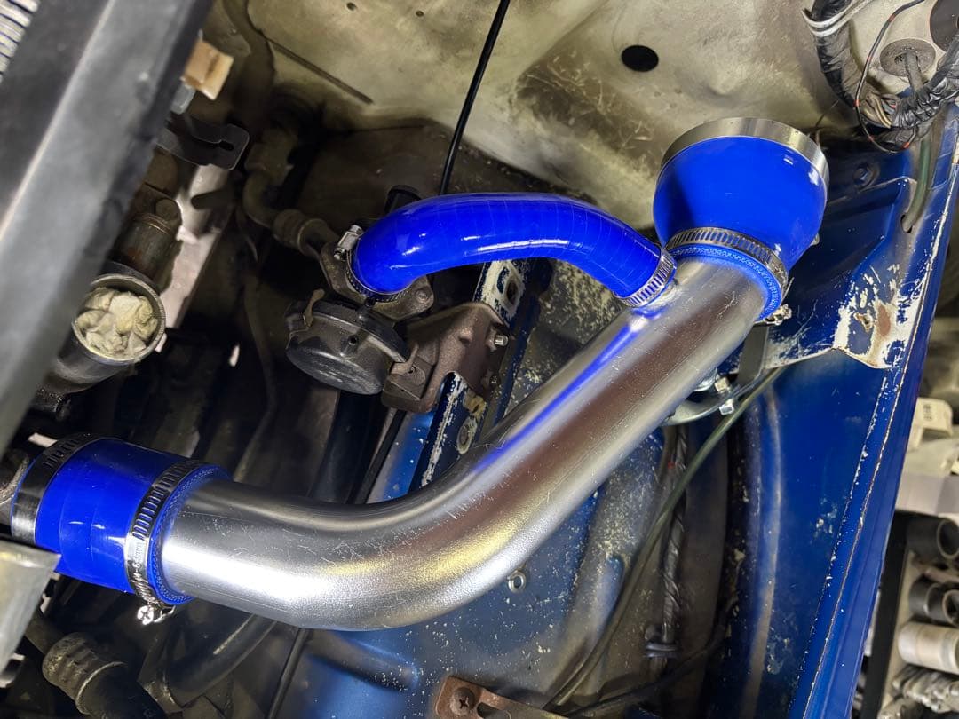 【にしくーん】ジムニーJA11 TRUSTGReddyアルミ製インテークP