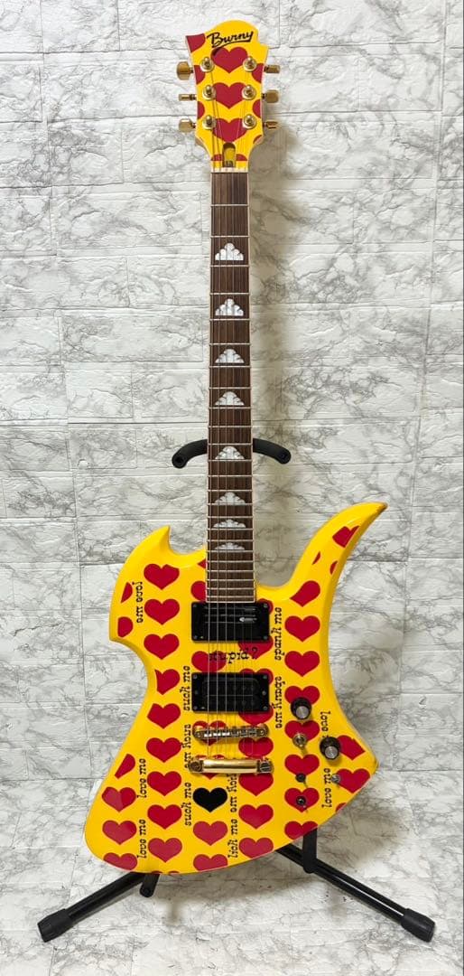 【整備済】Burny MG-145S hide シグネチャー イエローハート