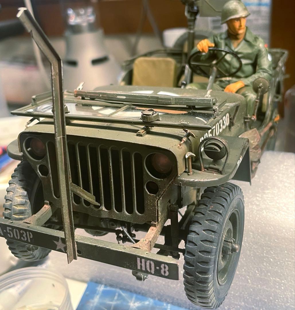 タコム1/16米陸軍 1/4トン 4X4 G503 ユーティリティトラック完成品