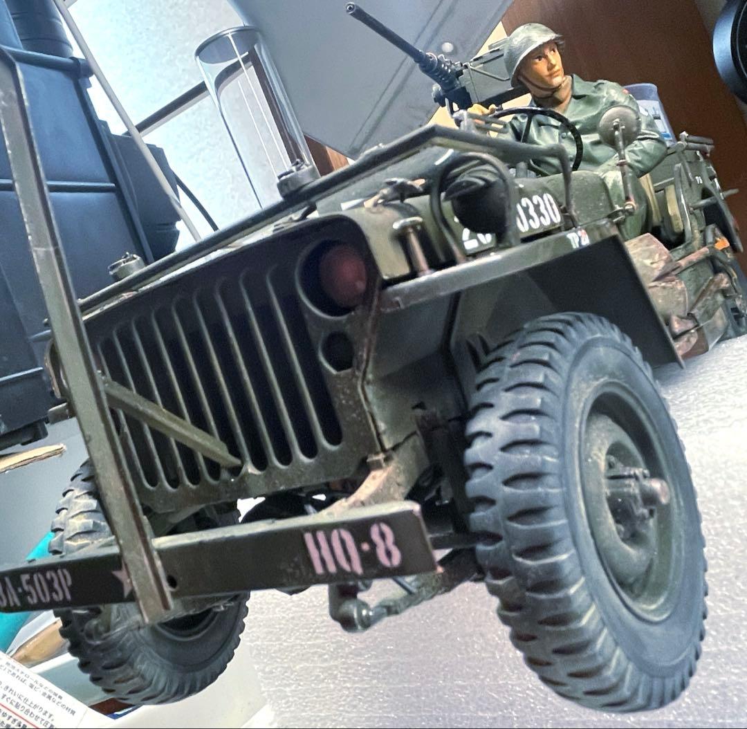 タコム1/16米陸軍 1/4トン 4X4 G503 ユーティリティトラック完成品