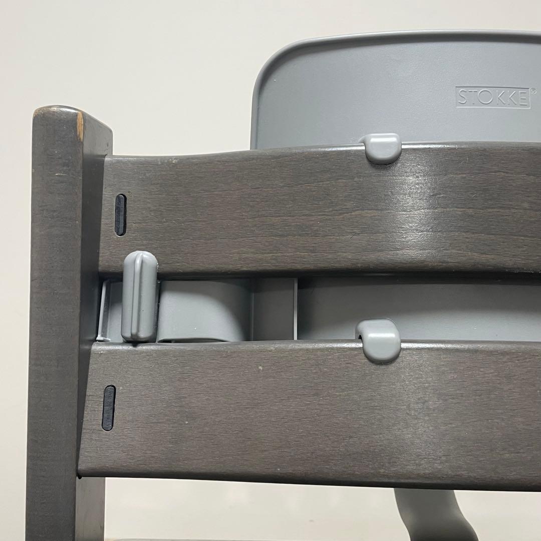ストッケ　トリップトラップ　ストームグレー　ベビーセット付 S/N4