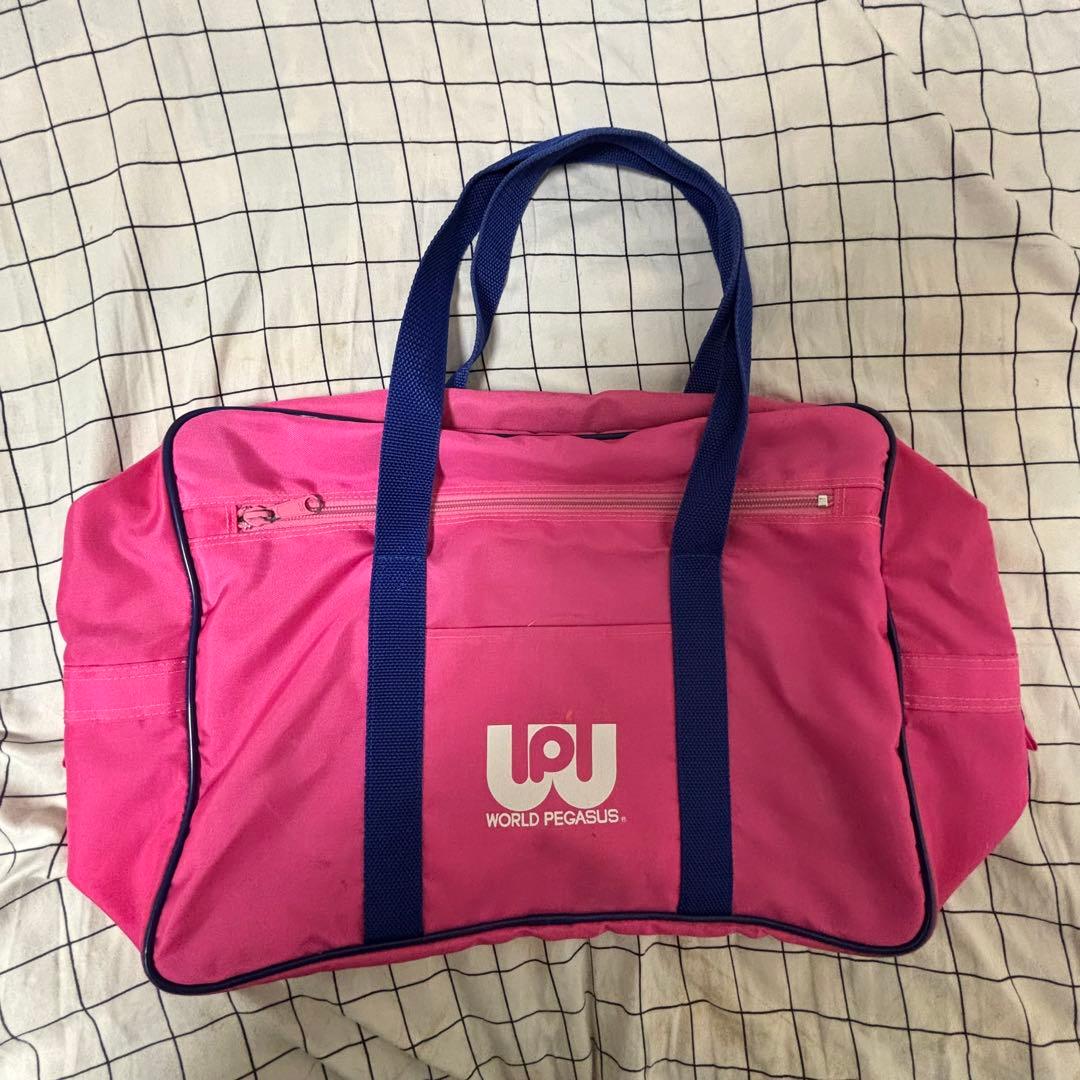 旧ワールドペガサス・スクールバッグ ピンク