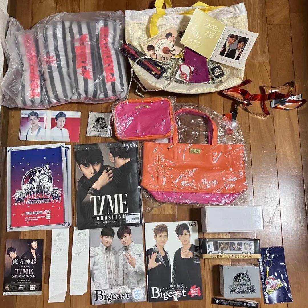 【限定品】東方神起　LIVE TOUR 2013 TIME Bigeastグッズ