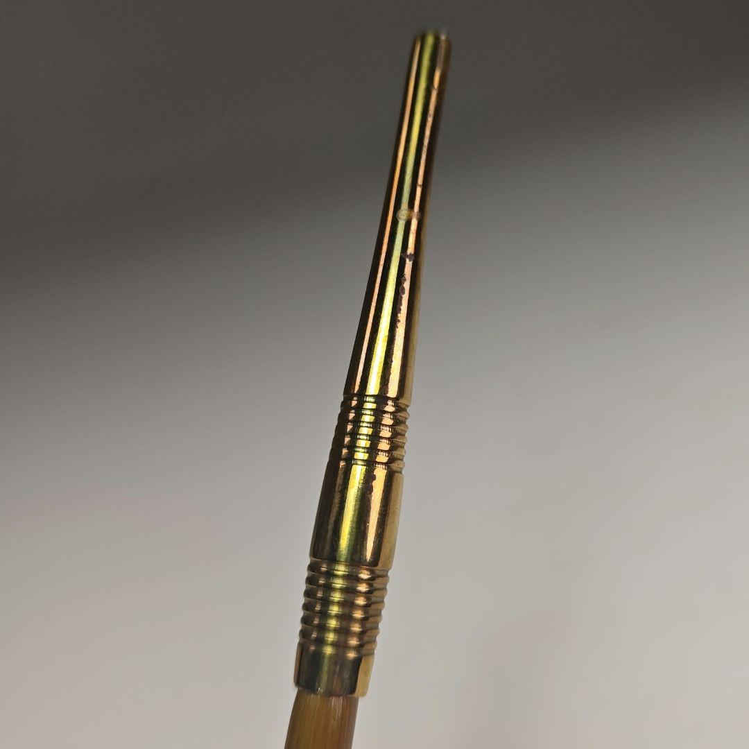 ウ307 煙管『金工師　木村清斎作』『吸江斎好　煙管　キセル　真鍮製　共箱』茶道