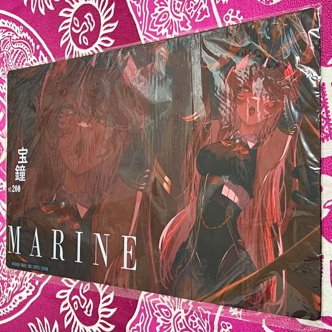 ホロライブ 宝鐘マリン マリン 白詰草 プレイマット