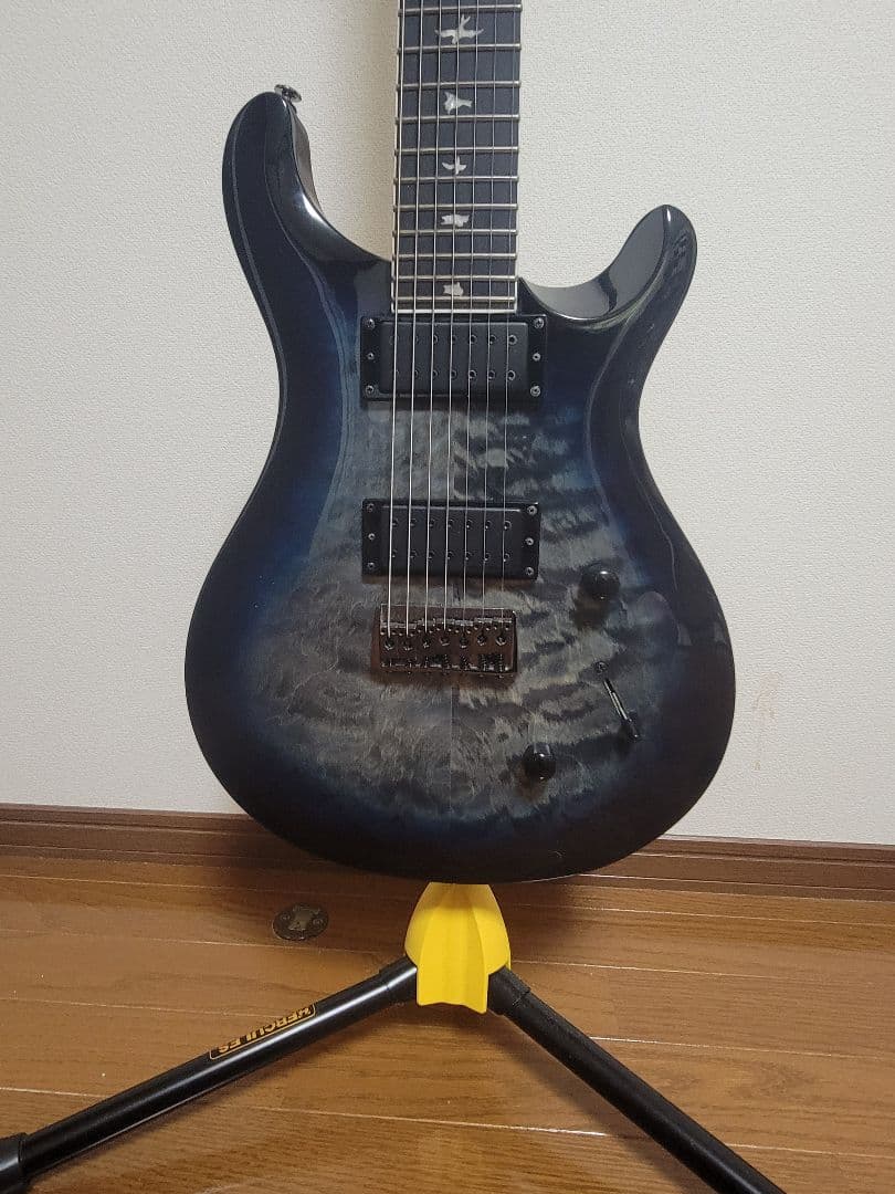 PRS SE Mark Holcomb SVN blue burst 7弦