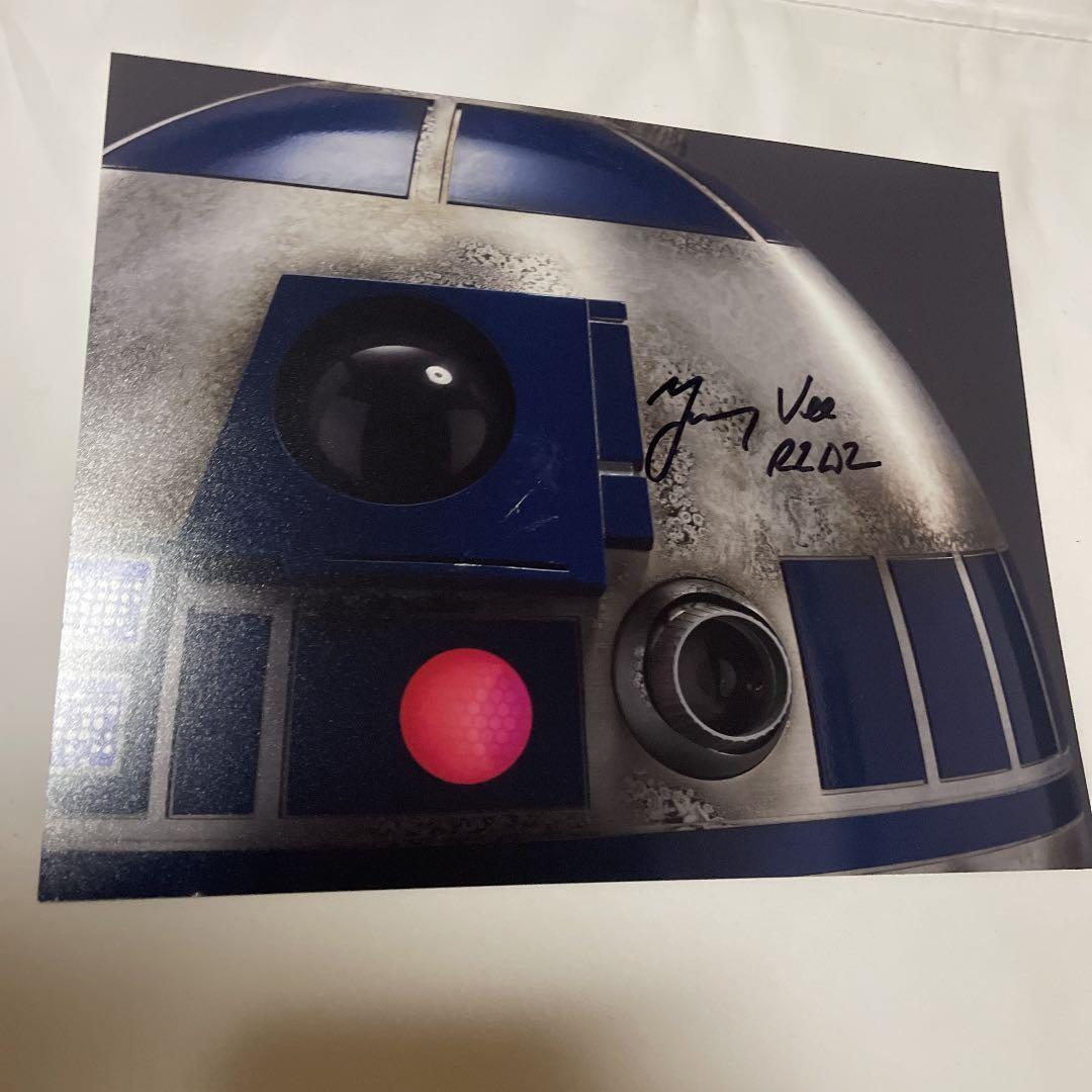 スターウォーズ　R2D2 直筆サイン