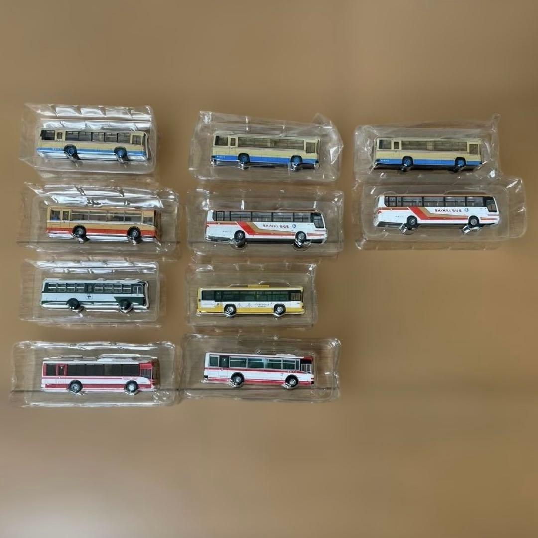 バスコレクション　10台セット　神姫バス　山陽　神戸市営　阪急