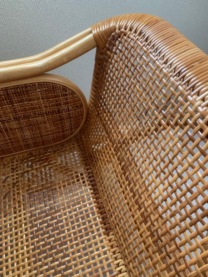 ベビーベッド籐ラタンゆりかご送料込ベビーベットクーファン