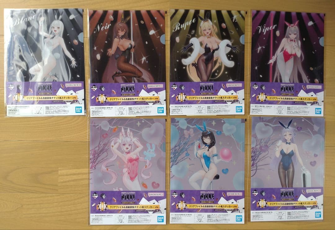 勝利の女神NIKKE　一番くじ　フィギュア　ブラン　ノワール