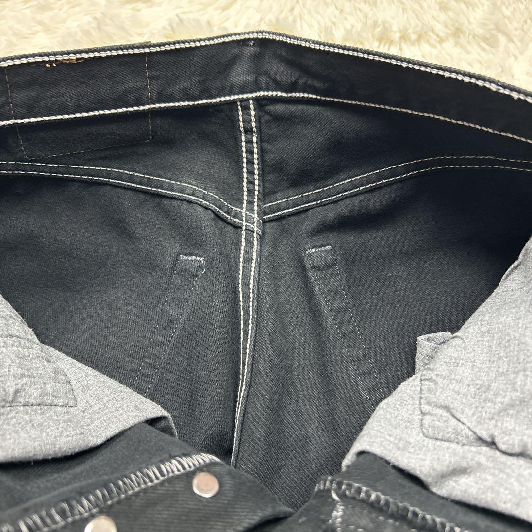 美品　希少　90s USA製 リーバイス　501 ブラック ホワイトステッチ