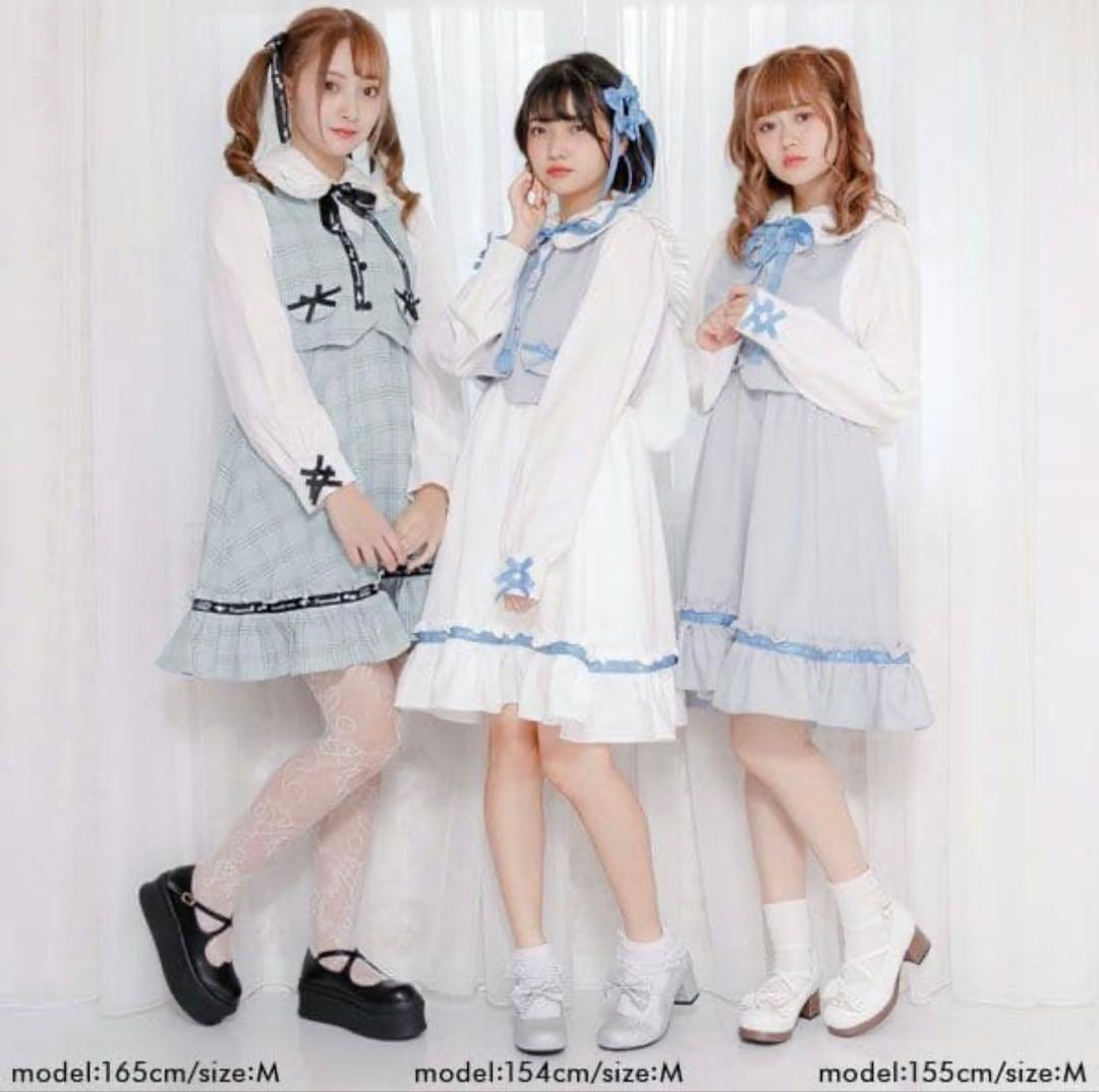 夢展望 DearMyLove シナモロール コラボ ワンピース サックス 3L