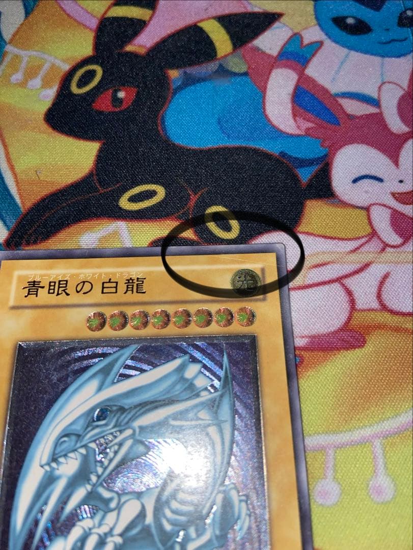 青眼の白龍 レリーフ 青艶