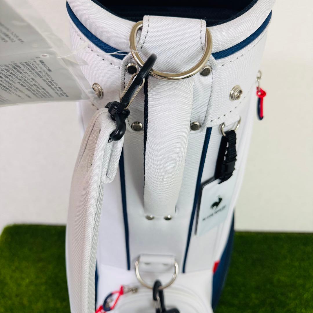 エンジェル【新品】ルコックゴルフ キャディバッグ 白