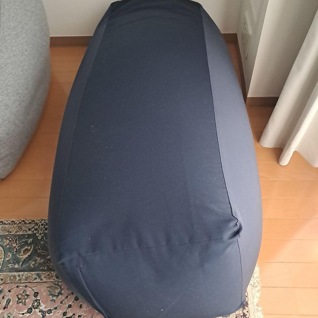 MUJI 体にフィットするソファー ネイビー 長方形