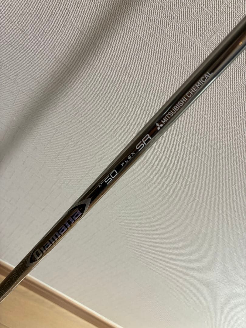 美品 ディアマナ ZF SRドライバーシャフト テーラーメイドスリーブ