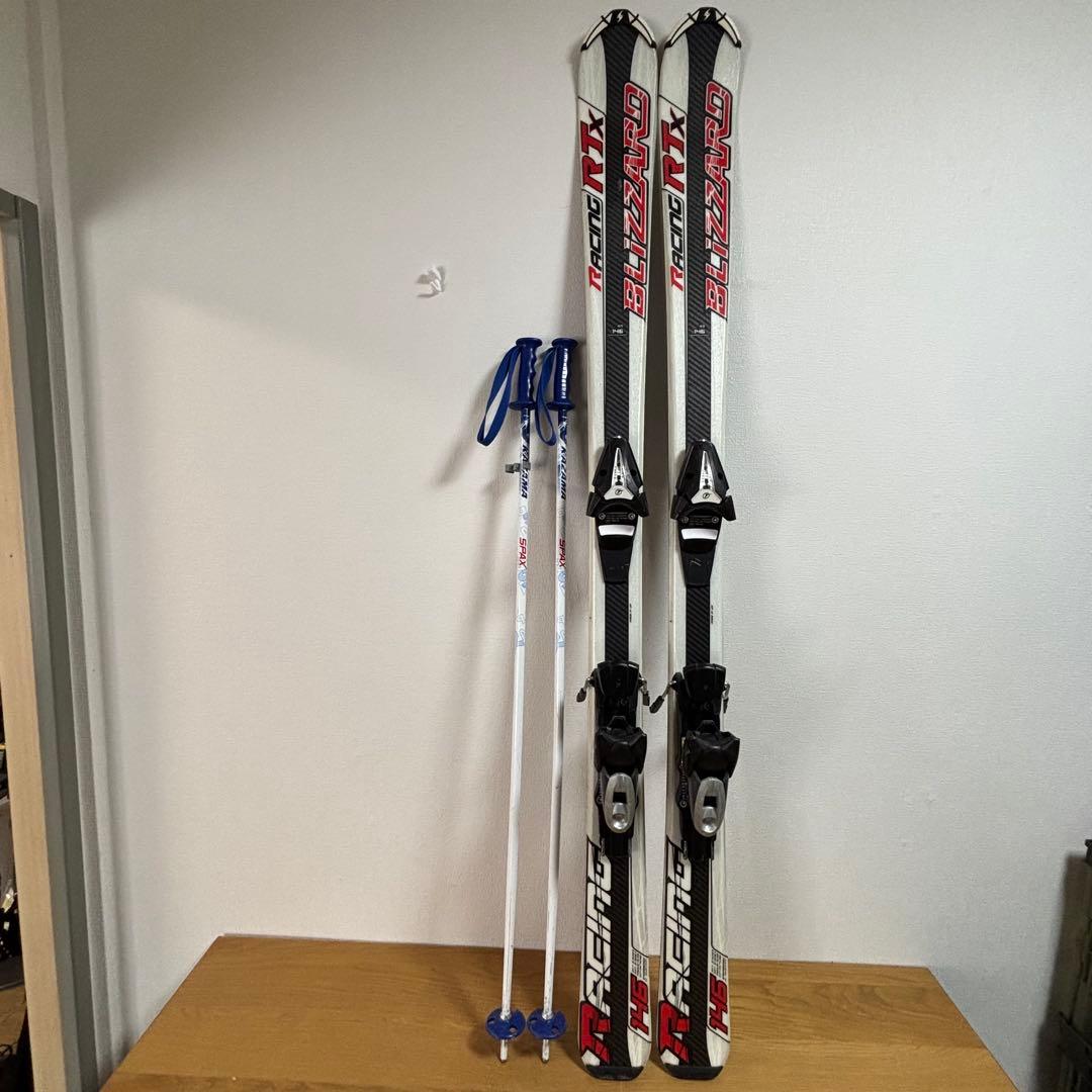 スキー3点セット初心者おすすめ　メンズ　25cm BLIZZARD ストック付