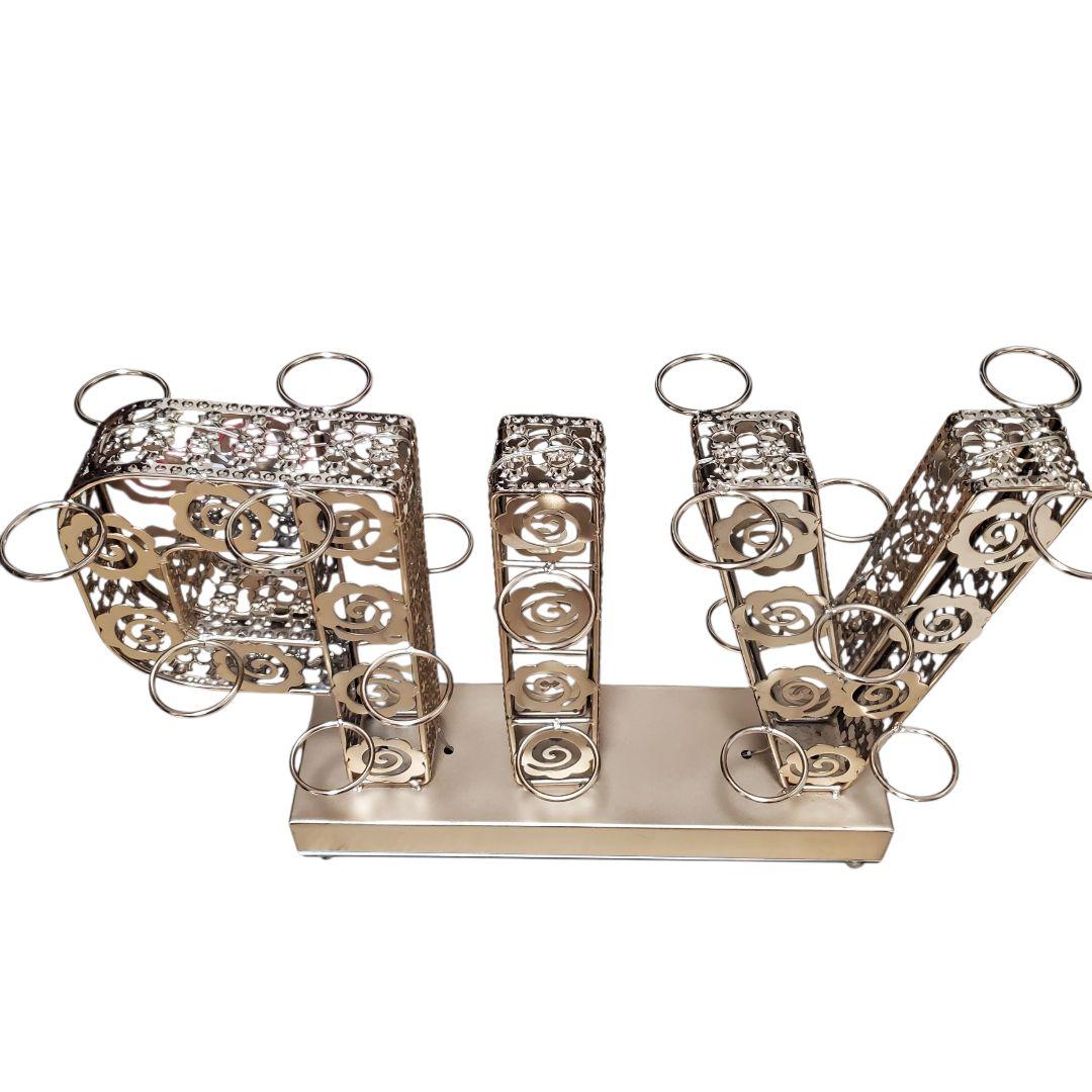 テキーラ観覧車 LEDワインラック VIP電飾スタンド カクテルホルダー 照明