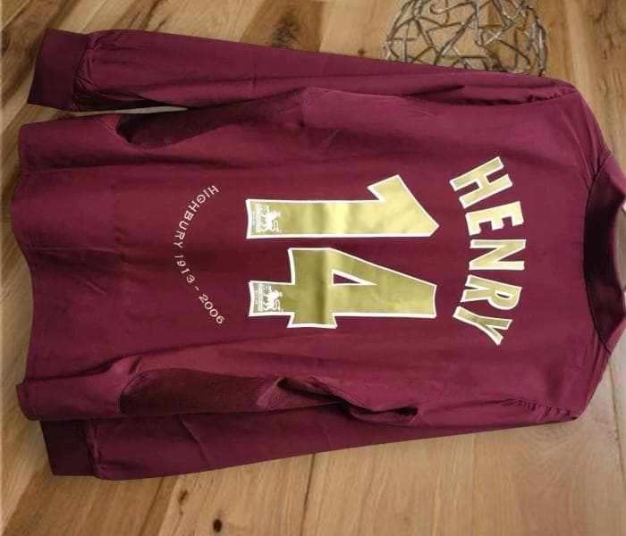 05/06 アーセナル 14# アンリ 長袖 ユニフォーム