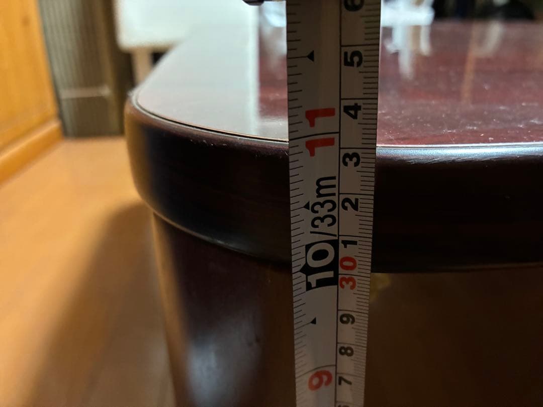 木製四角形座卓 ダークブラウン